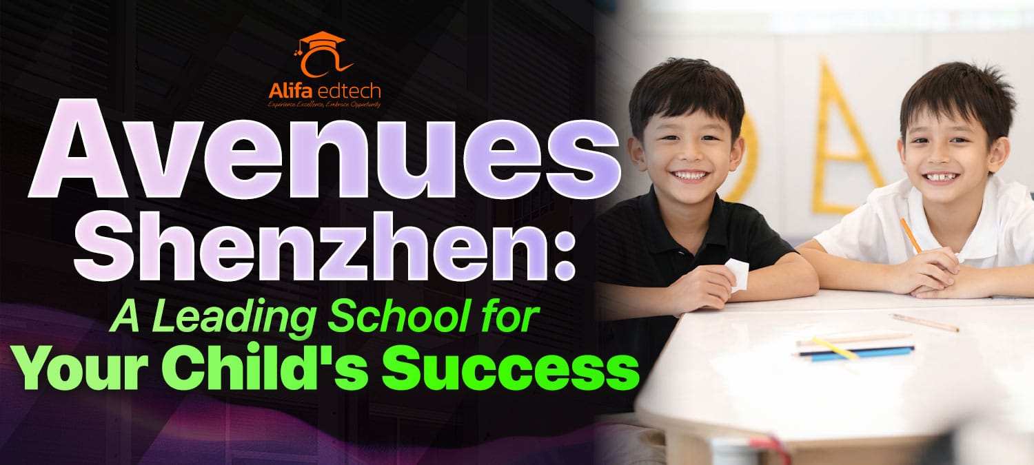 Avenues Shenzhen students smiling in classroom during learning activity